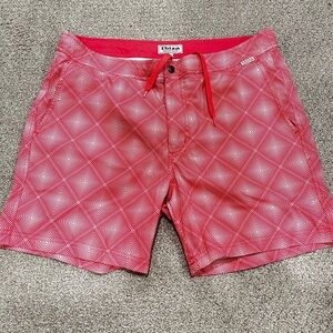 Ibiza Red Swim Shorts
